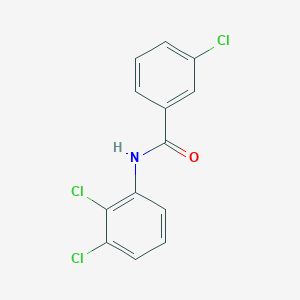 molecular formula C13H8Cl3NO B3431516 3-chloro-N-(2,3-dichlorophenyl)benzamide CAS No. 90665-35-3