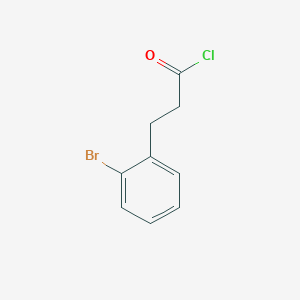 molecular formula C9H8BrClO B3431519 3-(2-Bromophenyl)propanoyl chloride CAS No. 90725-40-9