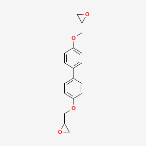 molecular formula C18H18O4 B3431532 4,4'-Bis(2,3-epoxypropoxy)biphenyl CAS No. 90837-23-3