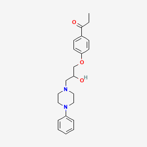 molecular formula C22H28N2O3 B3431582 Centpropazine CAS No. 91315-34-3