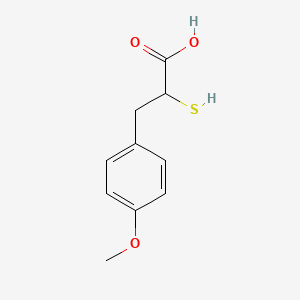 molecular formula C10H12O3S B3431685 3-(4-Methoxyphenyl)-2-sulfanylpropanoic acid CAS No. 92315-63-4