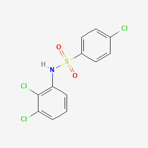 4-chloro-N-(2,3-dichlorophenyl)benzenesulfonamide