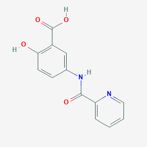 2-Hydroxy-5-(pyridine-2-amido)benzoic acid