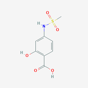 2-Hydroxy-4-methanesulfonamidobenzoic acid