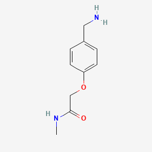 molecular formula C10H14N2O2 B3431747 2-[4-(aminomethyl)phenoxy]-N-methylacetamide CAS No. 926227-69-2