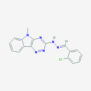 2-chlorobenzaldehyde (5-methyl-5H-[1,2,4]triazino[5,6-b]indol-3-yl)hydrazone