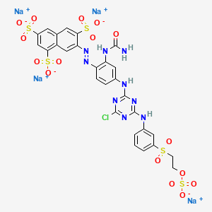 molecular formula C28H20ClN9Na4O16S5 B3431809 C.I. Reactive Yellow 145 CAS No. 93050-80-7
