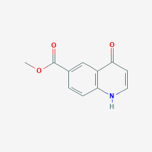 molecular formula C11H9NO3 B3431827 Methyl 4-hydroxyquinoline-6-carboxylate CAS No. 933486-45-4