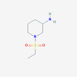 molecular formula C7H16N2O2S B3431845 1-(Ethylsulfonyl)piperidin-3-amine CAS No. 934063-85-1
