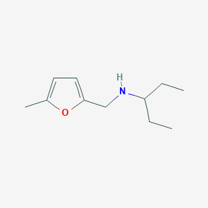 [(5-Methylfuran-2-yl)methyl](pentan-3-yl)amine