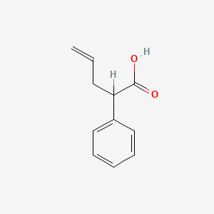 molecular formula C11H12O2 B3431970 2-苯基戊-4-烯酸 CAS No. 94086-47-2