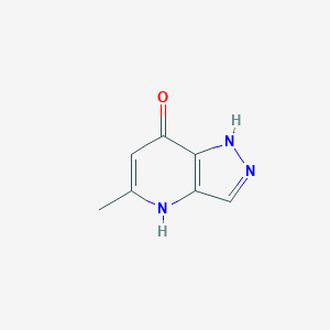 molecular formula C7H7N3O B3431972 5-methyl-1H-pyrazolo[4,3-b]pyridin-7-ol CAS No. 94220-37-8