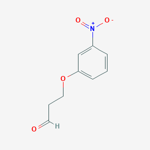 molecular formula C9H9NO4 B3431997 3-(3-Nitrophenoxy)propanal CAS No. 943910-03-0