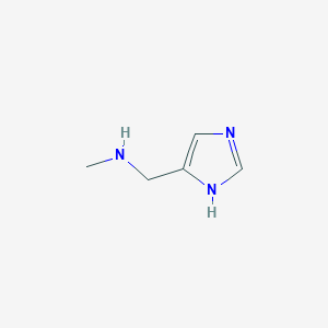 molecular formula C5H9N3 B3432006 N-(1H-咪唑-4-基甲基)-N-甲基胺 CAS No. 944897-75-0