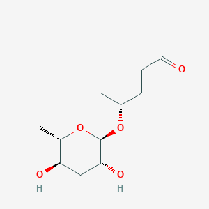 molecular formula C12H22O5 B3432016 ascaroside C6 CAS No. 946524-24-9