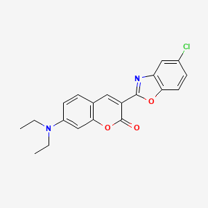 molecular formula C20H17ClN2O3 B3432052 3-(5-Chlorobenzoxazol-2-yl)-7-diethylaminocoumarin CAS No. 94945-27-4