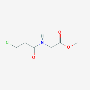 molecular formula C6H10ClNO3 B3432060 Methyl 2-(3-chloropropanamido)acetate CAS No. 953898-05-0