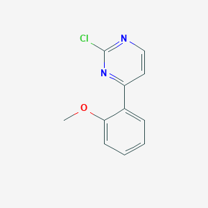 molecular formula C11H9ClN2O B3432073 2-Chloro-4-(2-methoxy-phenyl)-pyrimidine CAS No. 954236-31-8