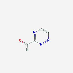 molecular formula C4H3N3O B3432081 [1,2,4]Triazine-3-carbaldehyde CAS No. 954241-33-9