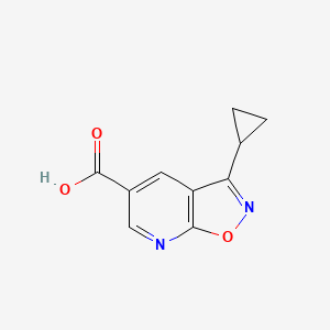 3-Cyclopropyl-[1,2]oxazolo[5,4-b]pyridine-5-carboxylic acid