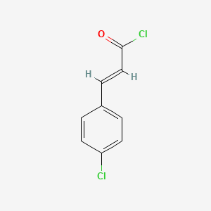 molecular formula C9H6Cl2O B3432091 (2E)-3-(4-Chlorophenyl)acryloyl chloride CAS No. 95602-71-4