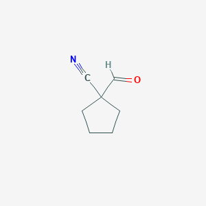 Cyclopentanecarbonitrile, 1-formyl-