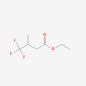 molecular formula C7H11F3O2 B3432114 Ethyl 3-methyl-4,4,4-trifluorobutyrate CAS No. 95853-67-1