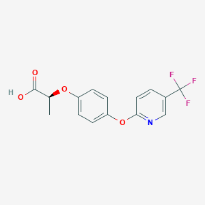 molecular formula C15H12F3NO4 B3432130 (S)-fluazifop CAS No. 95977-30-3