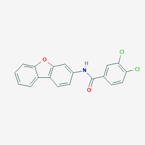 molecular formula C19H11Cl2NO2 B343215 3,4-dichloro-N-(dibenzo[b,d]furan-3-yl)benzamide 