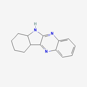 molecular formula C14H15N3 B3432161 6a,7,8,9,10,10a-Hexahydro-6H-indolo[2,3-b]quinoxaline CAS No. 96793-51-0
