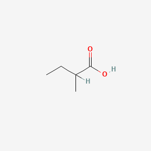 molecular formula C5H10O2 B3432583 2-Methylbutanoic acid CAS No. 600-07-7