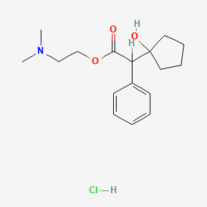 molecular formula C17H26ClNO3 B3432594 Cyclopentolate hydrochloride CAS No. 60452-44-0