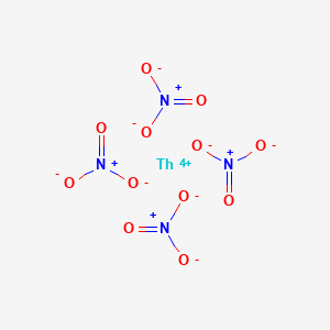 molecular formula Th(NO3)4<br>N4O12Th B3432598 Thorium nitrate CAS No. 61443-54-7