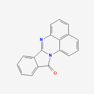 molecular formula C18H10N2O B3432604 12H-Phthaloperin-12-one CAS No. 61969-47-9