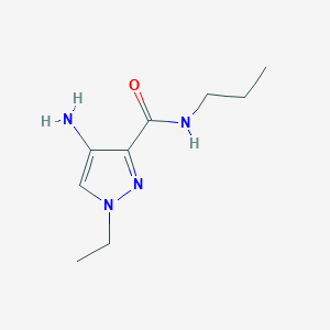 4-amino-1-ethyl-N-propyl-1H-pyrazole-3-carboxamide