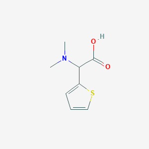 molecular formula C8H11NO2S B3432847 2-(Dimethylamino)-2-(thiophen-2-yl)acetic acid CAS No. 1007878-98-9