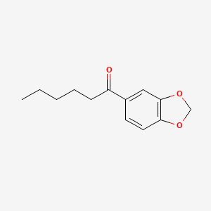 molecular formula C13H16O3 B3432856 1-(1,3-Benzodioxol-5-yl)-1-hexanone CAS No. 101558-05-8