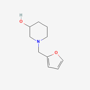 molecular formula C10H15NO2 B3432891 1-(Furan-2-ylmethyl)piperidin-3-ol CAS No. 1044770-17-3