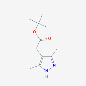 (3,5-dimethyl-1H-pyrazol-4-yl)-acetic acid tert-butyl ester