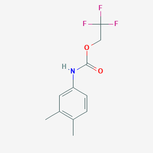 2,2,2-trifluoroethyl N-(3,4-dimethylphenyl)carbamate