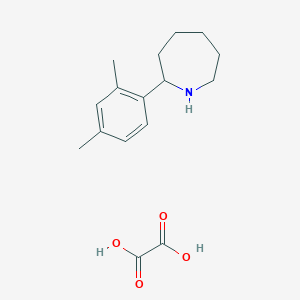 molecular formula C16H23NO4 B3432988 2-(2,4-Dimethylphenyl)azepane oxalate CAS No. 1177284-80-8