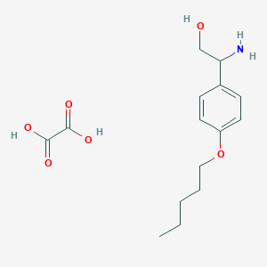 2-Amino-2-[4-(pentyloxy)phenyl]ethanol oxalate