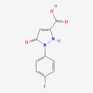 1-(4-fluorophenyl)-5-oxo-2,5-dihydro-1H-pyrazole-3-carboxylic acid