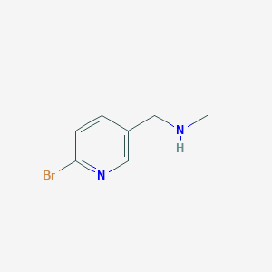 B3433034 1-(6-Bromopyridin-3-YL)-N-methylmethanamine CAS No. 120740-04-7