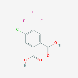 molecular formula C9H4ClF3O4 B3433068 4-Chloro-5-(trifluoromethyl)phthalic acid CAS No. 1301739-50-3