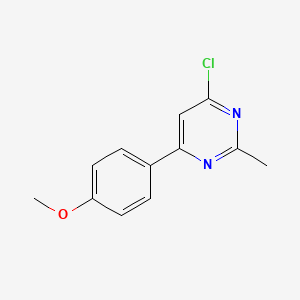 4-Chloro-6-(4-methoxyphenyl)-2-methylpyrimidine