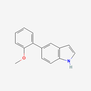 molecular formula C15H13NO B3433132 5-(2-methoxyphenyl)-1H-indole CAS No. 144104-45-0