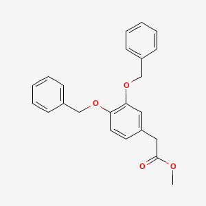 Methyl 2-[3,4-bis(phenylmethoxy)phenyl]acetate
