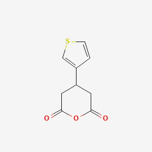 molecular formula C9H8O3S B3433151 4-(3-thienyl)dihydro-2H-pyran-2,6(3H)-dione CAS No. 154227-48-2