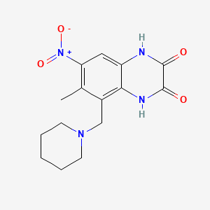 molecular formula C17H24N4O8S B3433250 PD-160725 2-hydroxyethanesulfonate CAS No. 186268-11-1